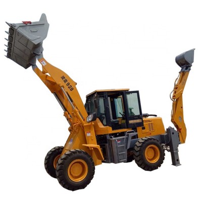 mini wheel excavator backhole loader price for sale